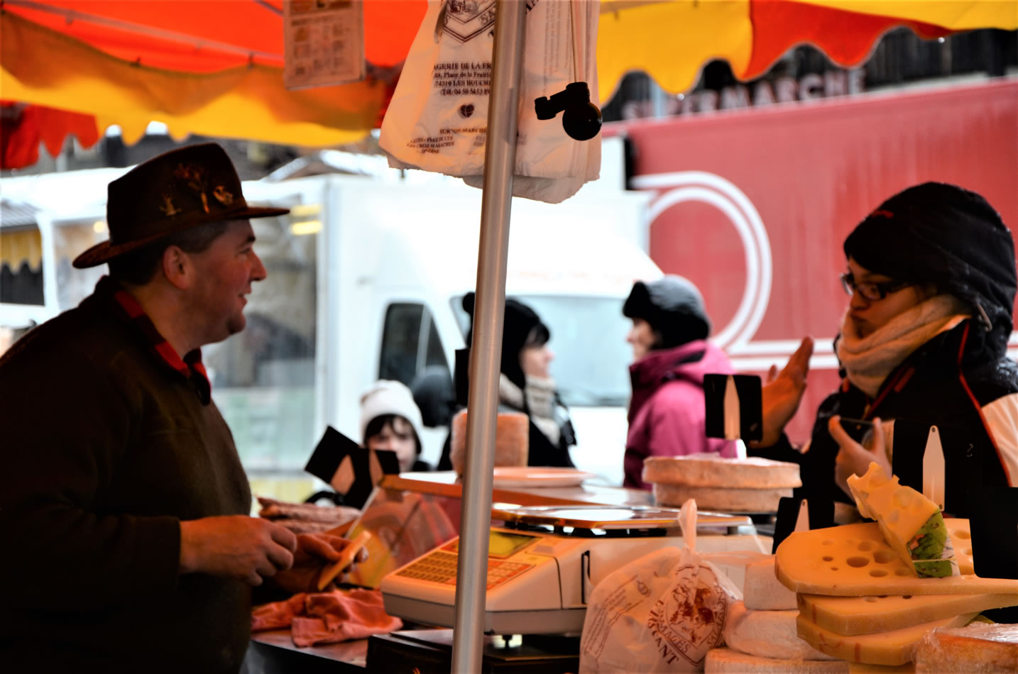 Morzine market stall holder