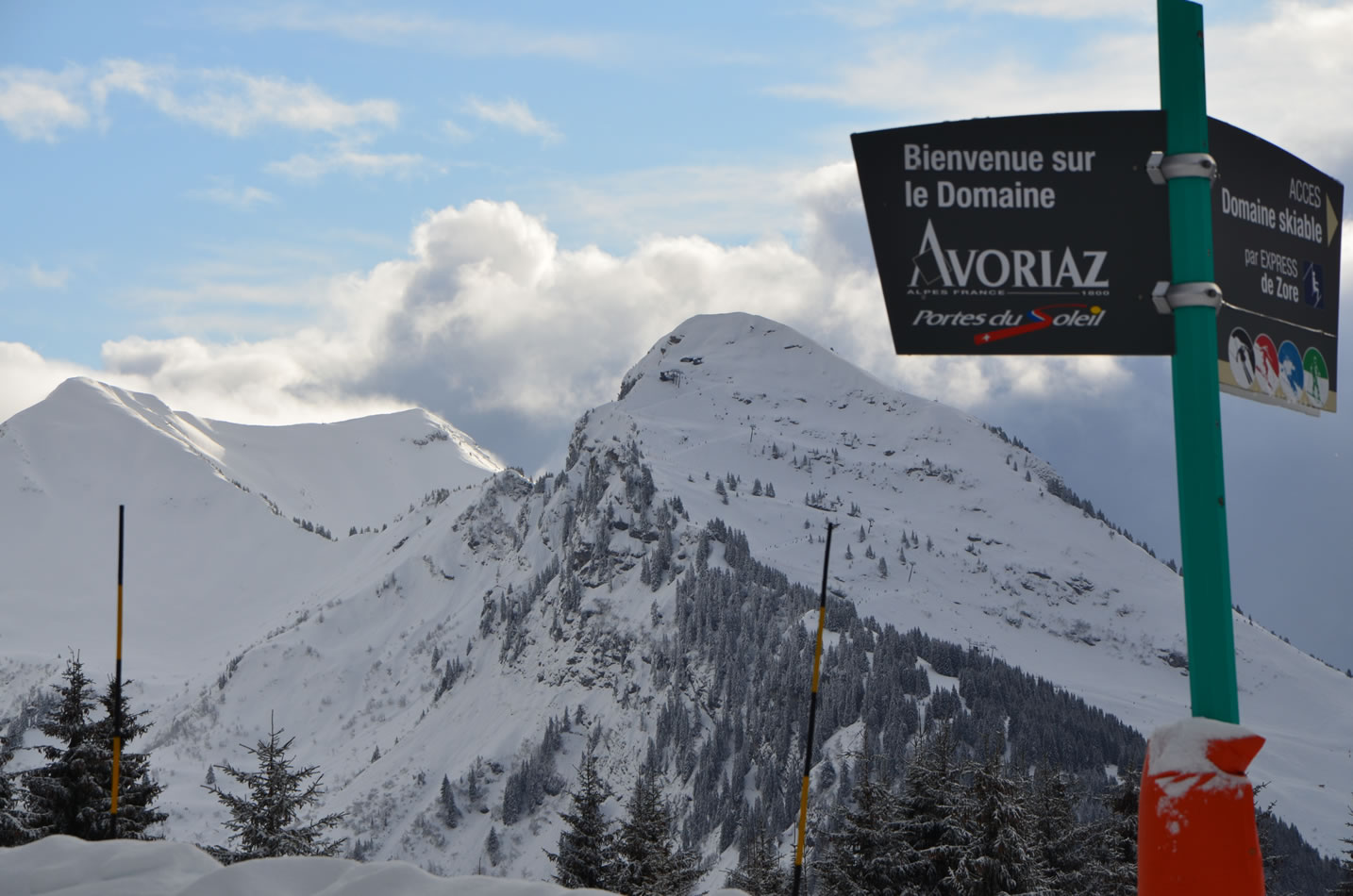 View from the top of Super Morzine